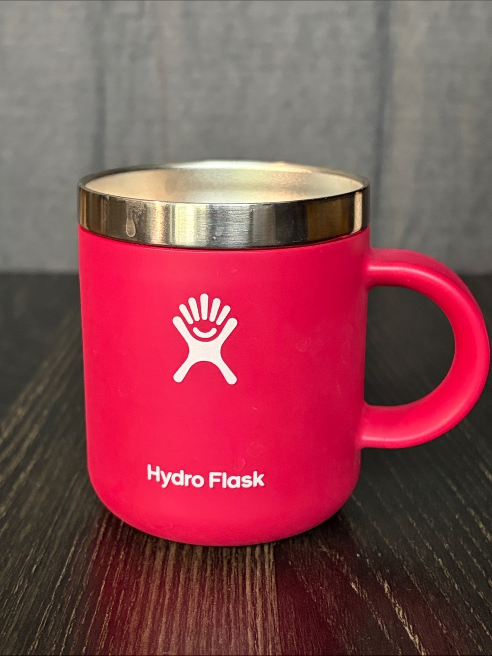 Hydro Flask 6 oz Hot Pink Travel Mug with Stainless Rim